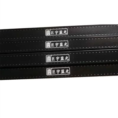 Geïsoleerd glas zwart aluminium spacer bar met laser logo en snijservice