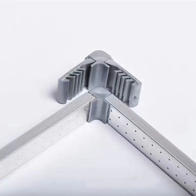 Buigbare aluminium afstandsstaaf voor buigen in zilver/zwart 9A 0,3 mm dik