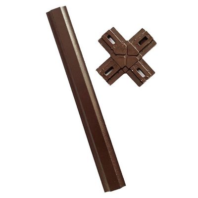 Geïsoleerde glazen deuren en Windows 8*18 Georgian Bar Connectors voor alle scenario's