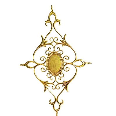 Decoreren deuren of ramen met 7 mm diameter Georgian Bar en Gold Flower Shape Tube