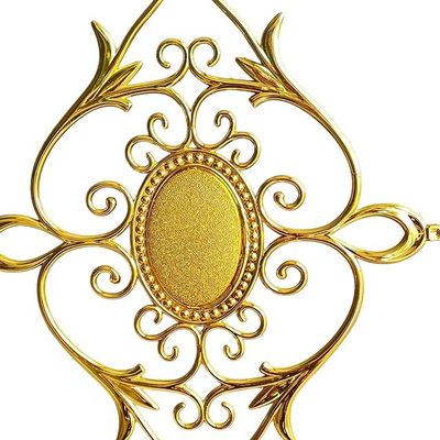 Gemakkelijk te installeren Lange grootte sierlijke dubbele beglazing 7*15 elektroplaten ALUMINUM Georgian Flower