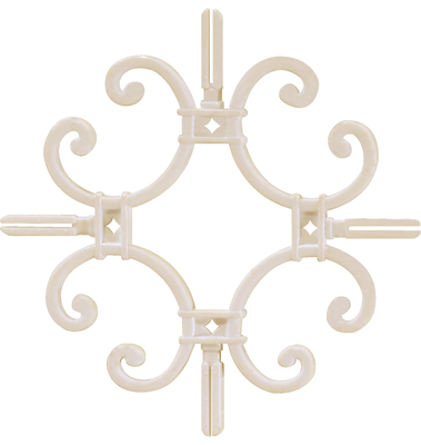 India's favoriete goud Georgian Bar Dubbele beglazing voor hol raam 7mm diameter