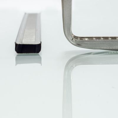 Aanpassen LOGO Hoog hol Aluminium Gedrukt Spacer Bar met goede corrosiebestendigheid
